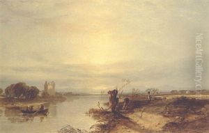 Elcho Castle On The Tay by Horatio McCulloch