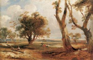 Landskap Med Boskap by Horatio McCulloch