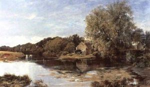 At Milton Mill, On The Irvine by Horatio McCulloch
