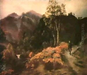 Scottish Landscape With Hunger And Game by Horatio McCulloch