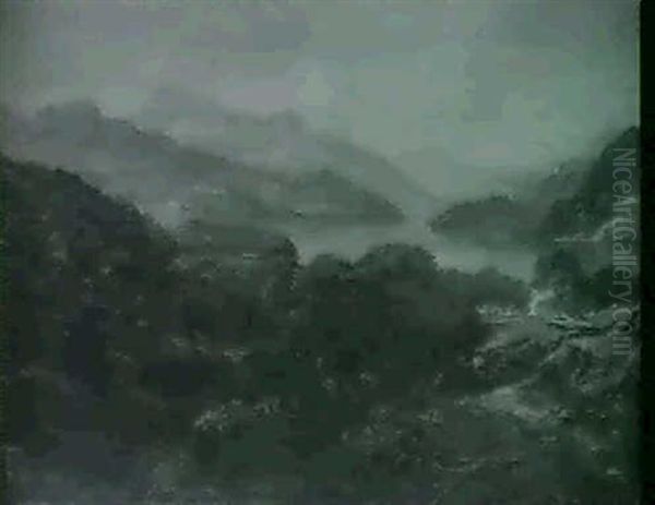 Riding Down To The Lochan - view 1