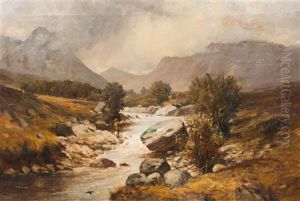 Landscape With Fisherman by John Blake McDonald