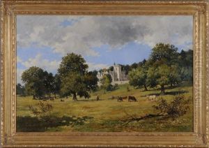 View Of A Scottish Manor House by John Blake McDonald