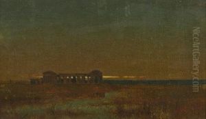 Roman Acqueduct In The Campagna by Jervis McEntee