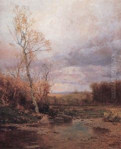 River Landscape by Jervis McEntee