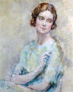 Portrait Of A Young Lady by Arthur Ambrose McEvoy