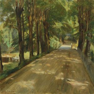 Forest Scenery From Herlufsholm by Aage Bertelsen