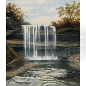 The Waterfall In Erindale, Ont