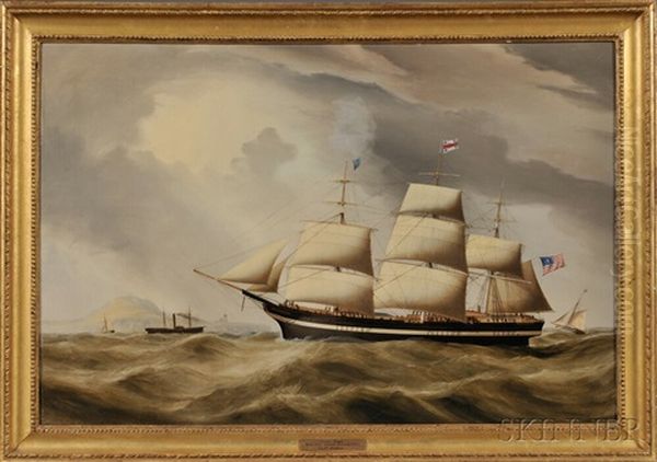 Portrait Of The American Ship Ocean Eagle - view 1