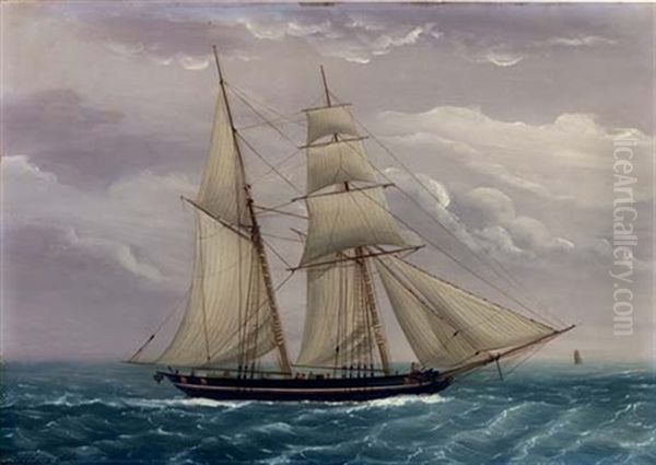 A Fishing Schooner - view 1