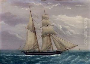 A Fishing Schooner A Fishing Schooner