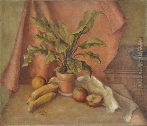 Still Life With Fruit And Plant - view 1