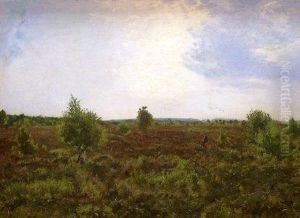 Landscape With Figure by Rudolf Bertelsen