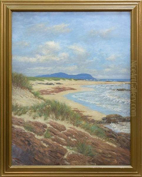 Beach Scene From The Rocks - view 1
