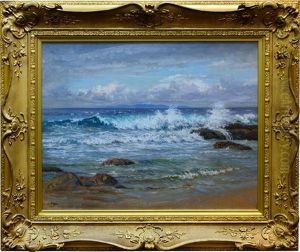 Breaking Waves At Machrihanish