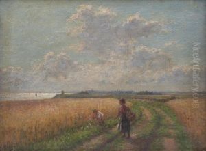 Gathering Poppies by John Mcghie