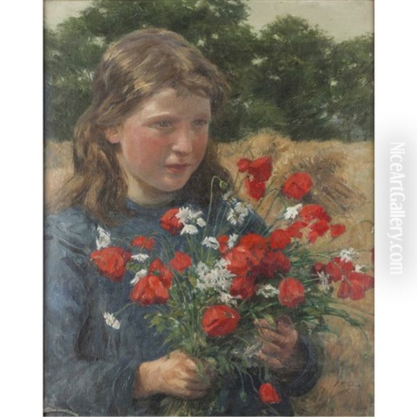Gathering Wild Flowers - view 1