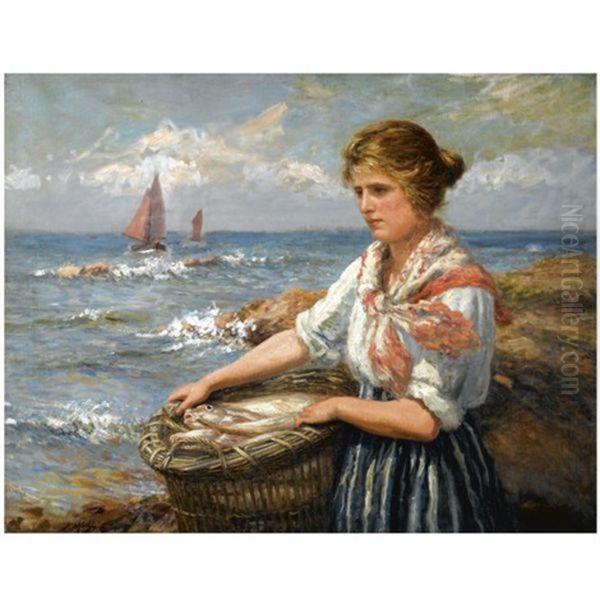 The Young Fishergirl (+ Breaking Waves; 2 Works) - view 1