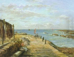 The Quay, Pittenween,1890 The Quay, Pittenween,1890