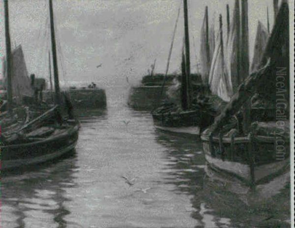 A Sunlit Harbour - view 1