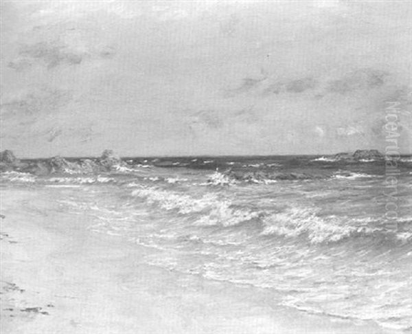 Sea Breakers On A West Highland Shore - view 1
