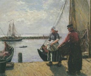 Landing The Catch by John Mcghie