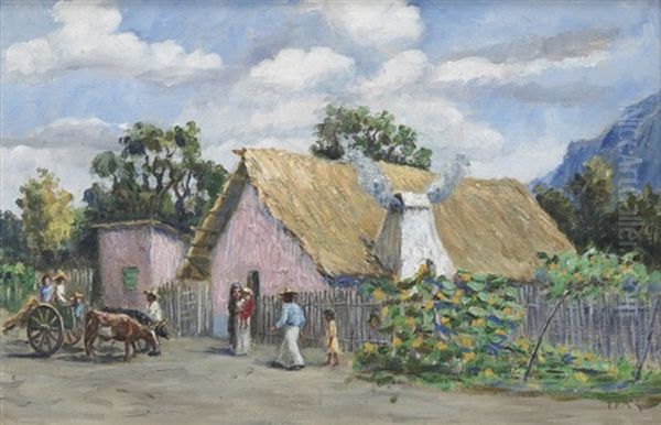 Mexican Village Scene - view 1