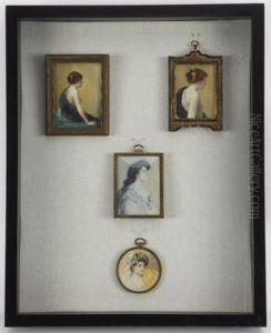 Untitled (+ 3 Others,irgr; 4 Works In 1 Frame) by Eloise Polk Mcgill