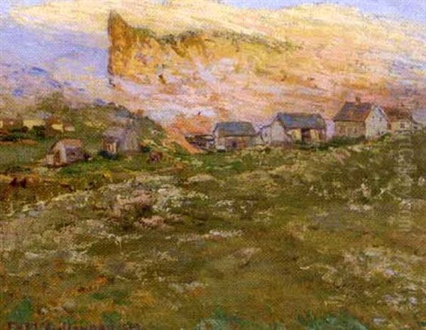 A Village Near Perce Rock - view 1