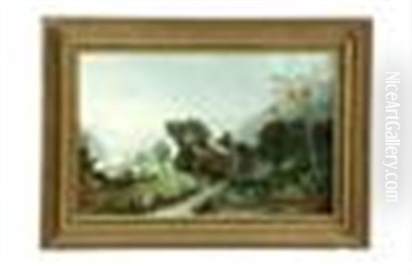 Landscape With Log Cabin - view 1