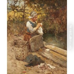 A Dutch Washer Girl by Robert McGregor