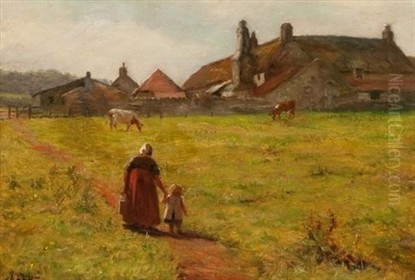 Country Farm Scene - view 1