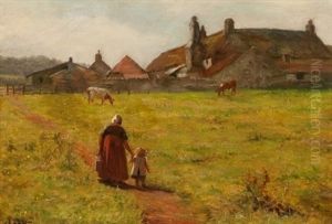 Country Farm Scene Country Farm Scene