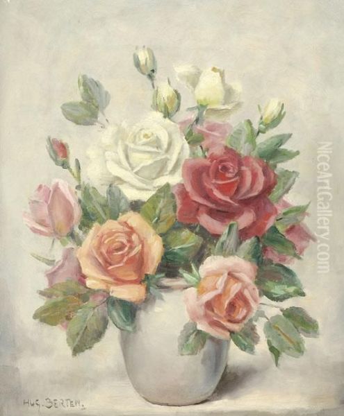 Roses In A Vase - view 1