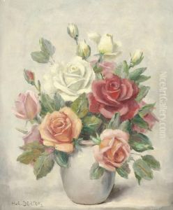 Roses In A Vase Roses In A Vase
