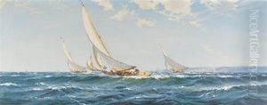 Sailing On The Solent by Robert McGregor