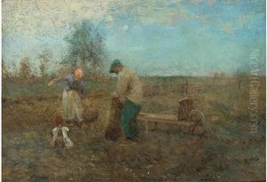 The Potato Pickers by Robert McGregor