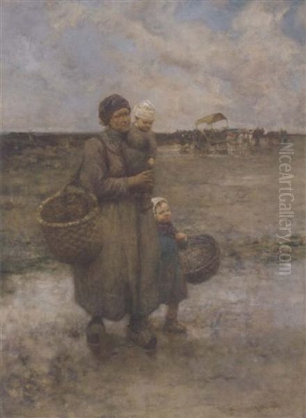 A Fishwife And Her Children - view 1