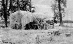 Loading The Haycart Loading The Haycart