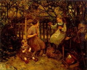 Kinder Im Garten by Robert McGregor