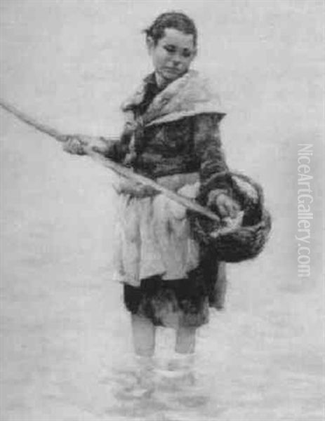 A Young Fishergirl - view 1