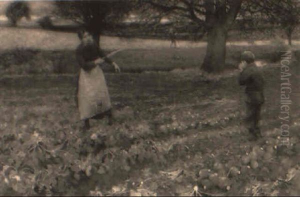 Gathering Turnips - view 1
