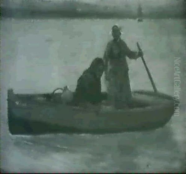 Brittany Fisher Girl Guiding The Boat - view 1
