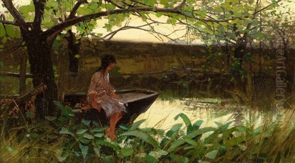 Sitting By A Creek Bed - view 1