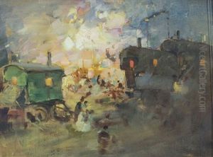 The Gypsy Camp by William Beckwith Mcinnes