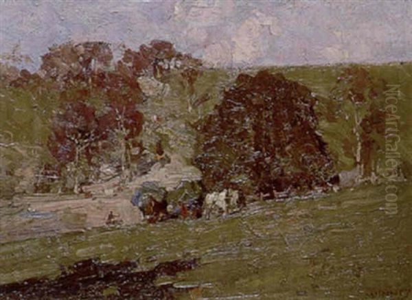 Ploughing The Paddock - view 1