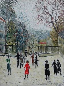 Entrance To The Park by Raymond McIntyre