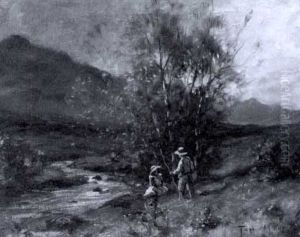 Autumn In The Glen by Thomas Hope Mckay