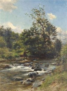 Fly Fishing In The Highlands by William Darling McKay