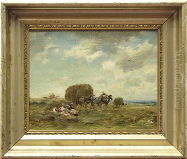Figures In A Pastoral Landscape - view 1